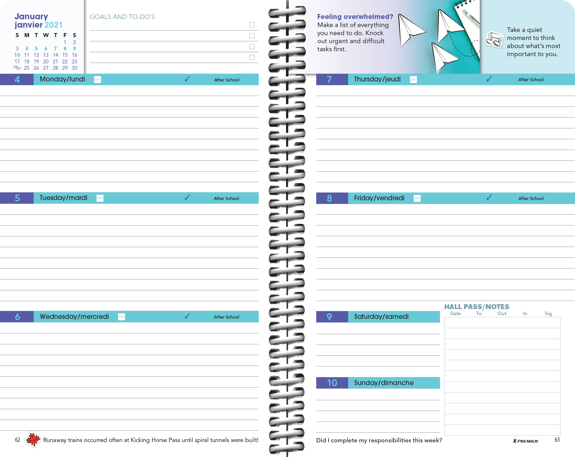 Canada Matters High Planner Spread